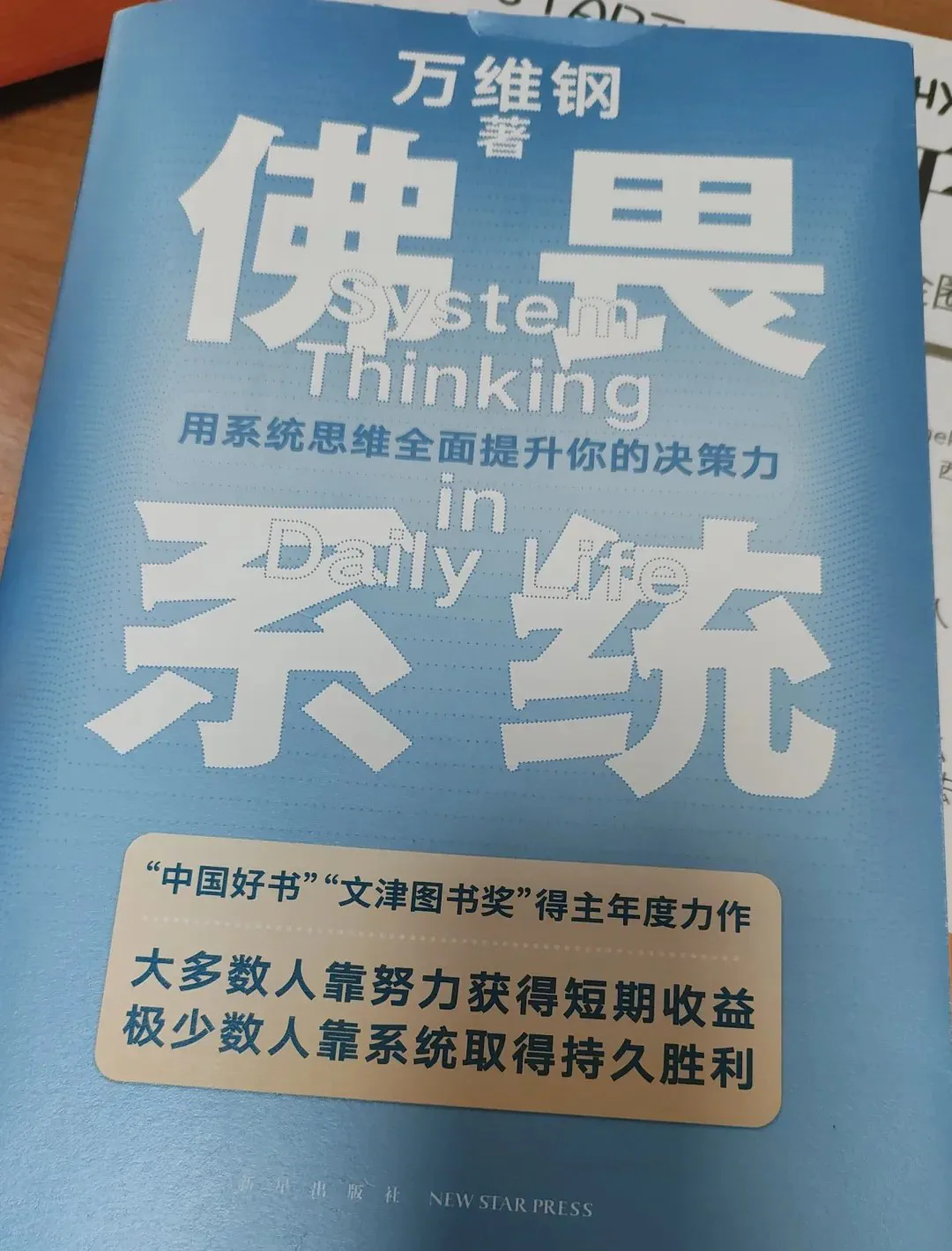 万维钢《佛畏系统》纸书封面