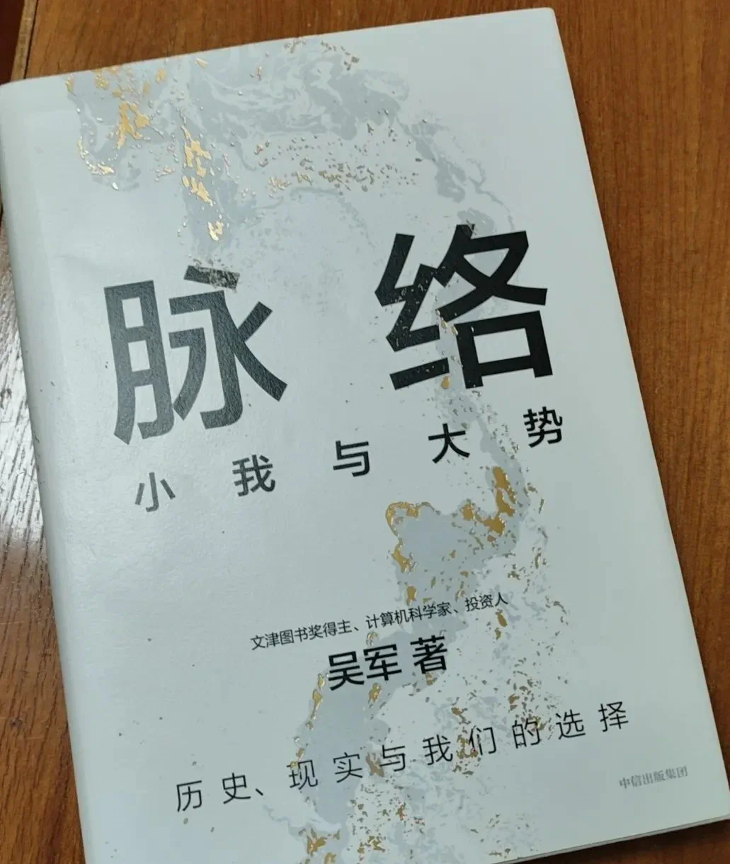 吴军《脉络：小我与大势》纸书封面
